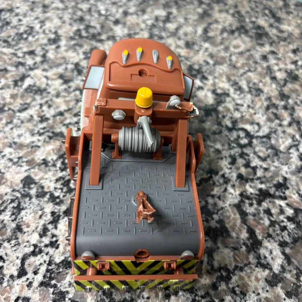 Disney Pixar Cars Tow Mater Spiked Mad Max Style Toy Truck Brown Plastic 6.5in